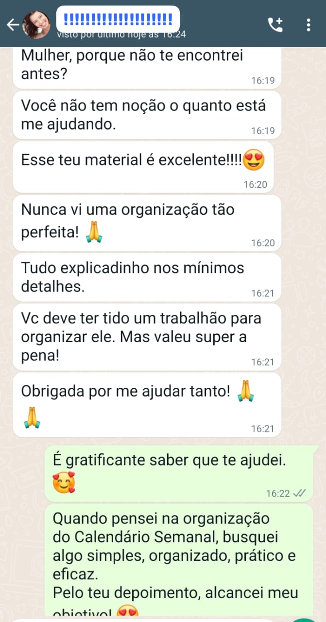 Feedback calendario